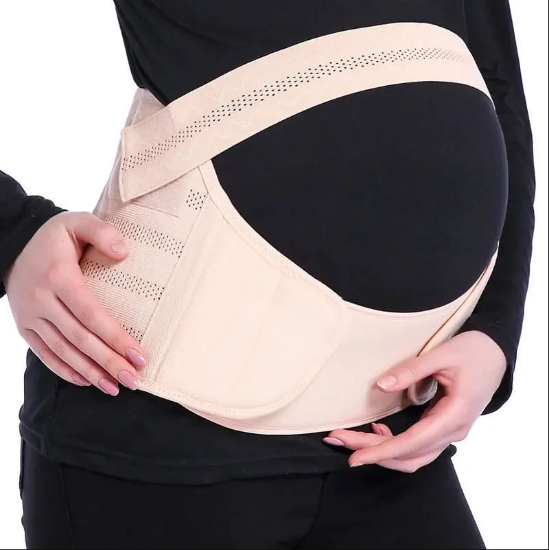 Pregnant Women Support Belly Band Back, Adjustable Maternity Support Belt - Relieve Back, Pelvic & Hip Pain during Pregnancy