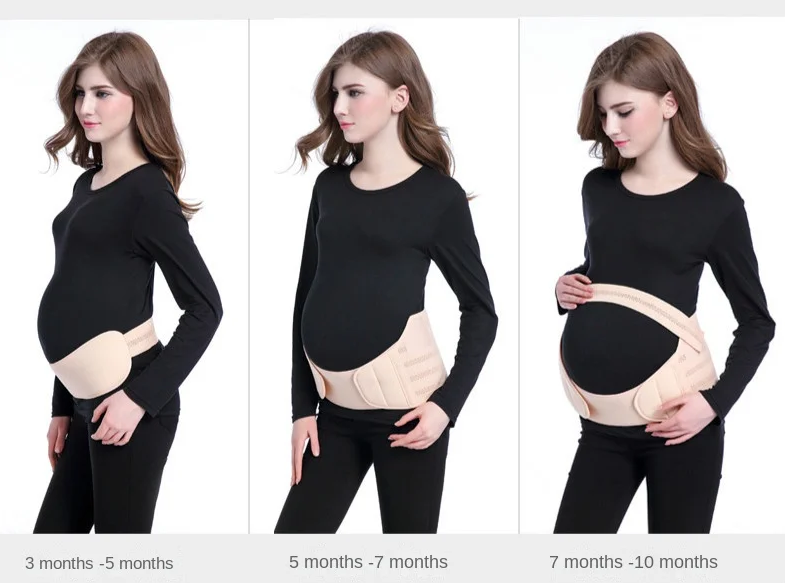 Pregnant Women Support Belly Band Back, Adjustable Maternity Support Belt - Relieve Back, Pelvic & Hip Pain during Pregnancy