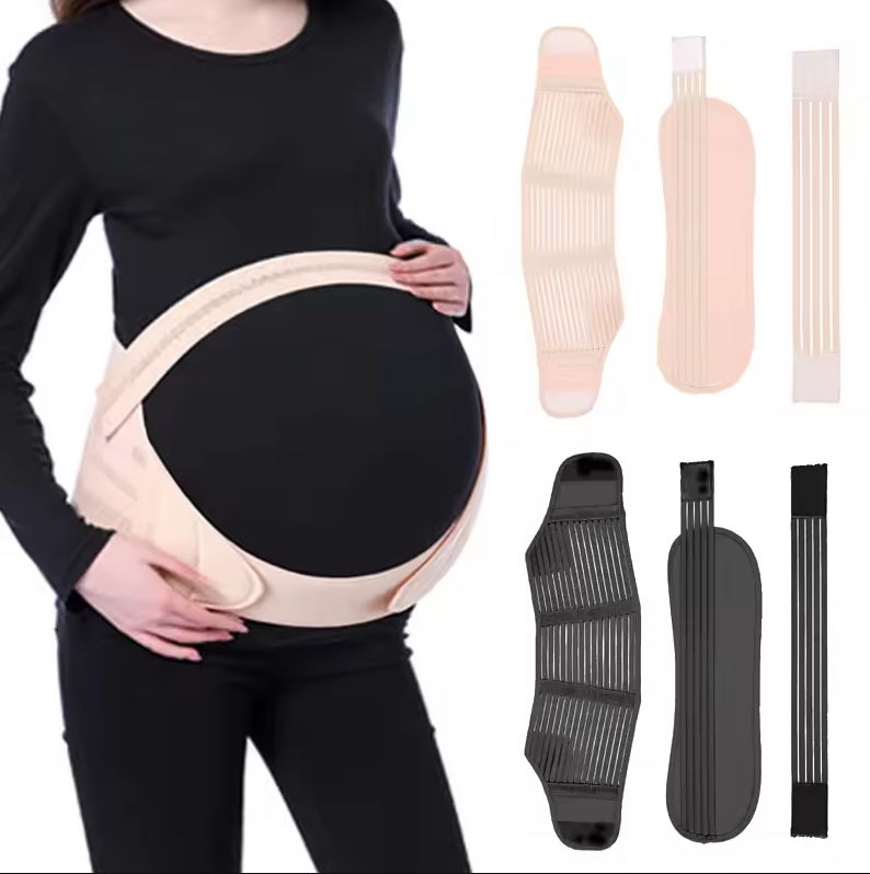 Pregnant Women Support Belly Band Back, Adjustable Maternity Support Belt - Relieve Back, Pelvic & Hip Pain during Pregnancy
